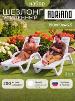 Шезлонг для дачи садовый пляжный 2 шт Easy Comfort PREMIUM
