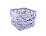 Набор корзинок квадратных 2шт, 19x19x14,5см, кремовые — изображение 2