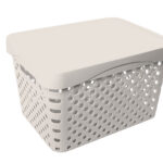 Корзина для хранения 11л 36,5x27,5x14см с крышкой